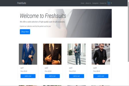 Freshsuits website Project